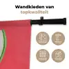 Watermeloen - Rood - Zomers Wandkleed katoen klein -sfeer2