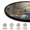 Het melkmeisje - Kunst - Oude meesters - Vermeer Fotolijst rond zonder passe partout klein -closeup_NL