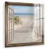 Doorkijk - Strand - Duinen - Pad - Landschap plexiglas 5mm klein -zzzproduct_nieuw