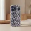 Spat - Stippen - Zwart - Wit Telefoonhoesje iPhone 17 Pro klein 878 -sfeer2