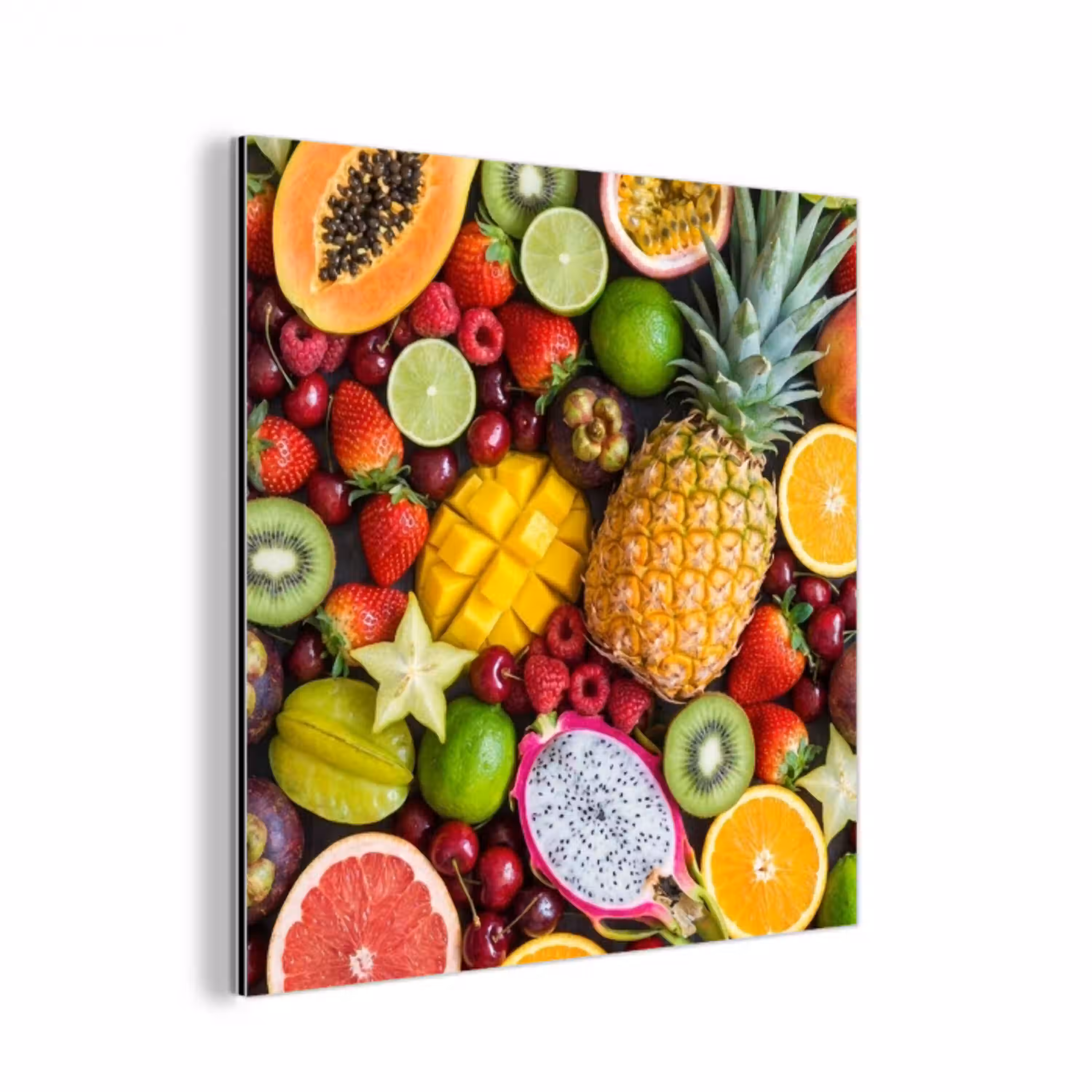 Fruit - Assortiment - Vers - Gezond - Kleurrijk aluminium wit klein -3d