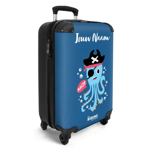 Piratenoctopus NBS - Handbagage koffer - Kinderen Unisex middel -productfoto_3d