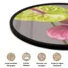 Planten - Anthurium - Groen - Roze Fotolijst rond zonder passe partout klein -closeup_NL
