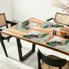 Marmer - Goud - Groen - Luxe Placemat vinyl groot -zzsfeer4_Kitchenyeah-website
