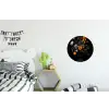 Zonnebloemen - Boeket - Kleurrijk Wandcirkel aluminium klein -kinderkamer