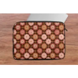 Geometrisch - Bloemen - Kleurrijk laptophoes neopreen klein 279 -tafel