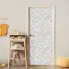 Zebra - Motief - Grijs deurposter klein 289 -sfeer4