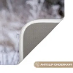Schermbloem - Rijp - Kristallen - Winter - Delicaat Badmat klein -USP_AntislipNL