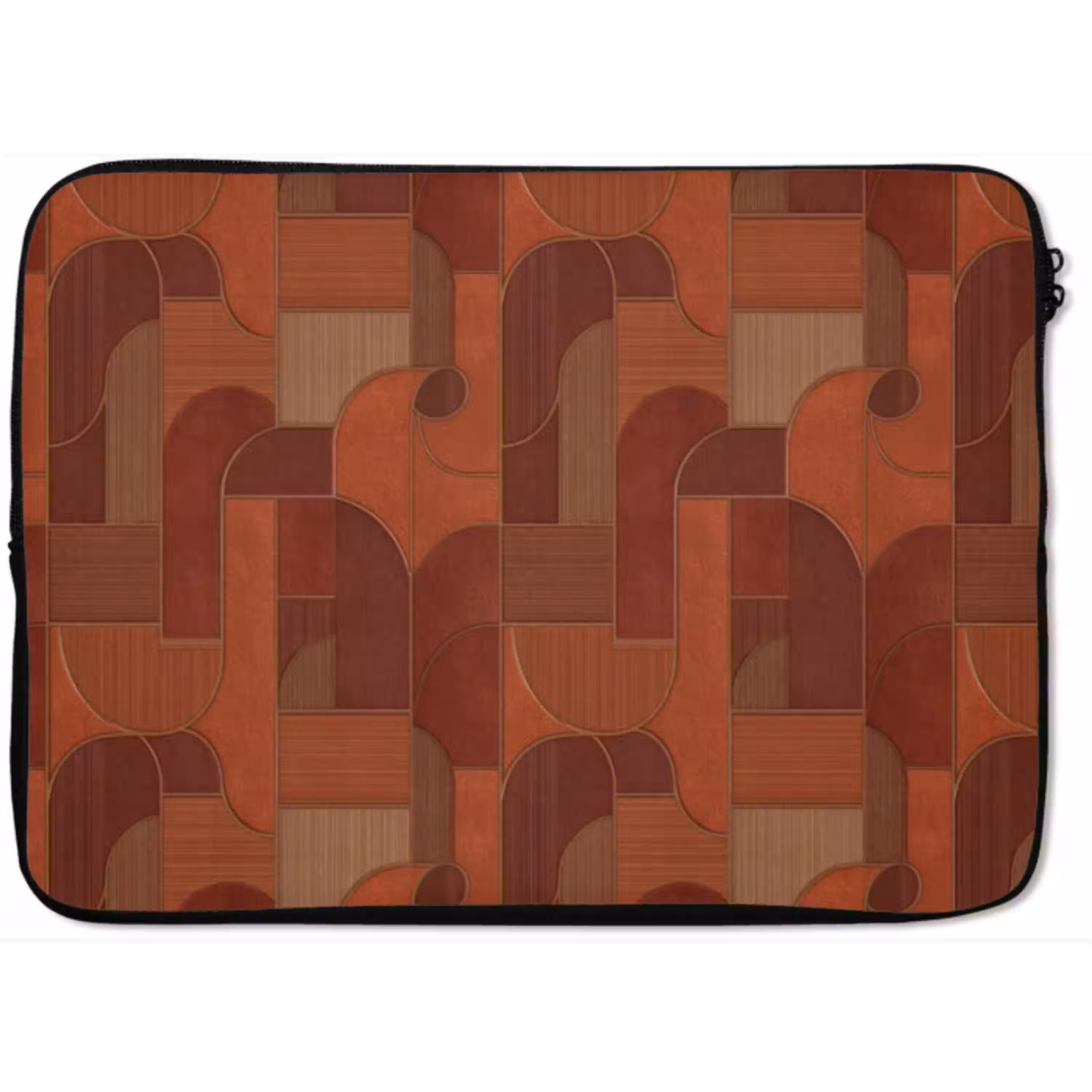 Geometrisch - Abstract - Textuur - Bruin laptophoes neopreen klein 279 -zkaufland3dotto