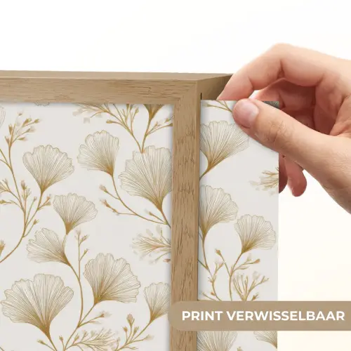 Ginkgo - Takken - Goud Light Box met batterij (Wandlamp) middel 907 -USP_websiteprintNL