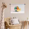 Disco - Discobal - Meloen - Pastel Wandkleed katoen klein -wsfeer5_kind