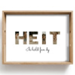 Heit - Lettercollage Dienblad Rechthoek middel -z3d_shopping