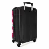 Madeliefjesmania hotpink Koffer - NBS - Handbagage middel -achterkant