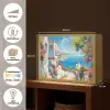 Landschap - Bloemen - Natuur - Zomer Light Box met batterij (Wandlamp) middel -USP_websiteoverzichtNL