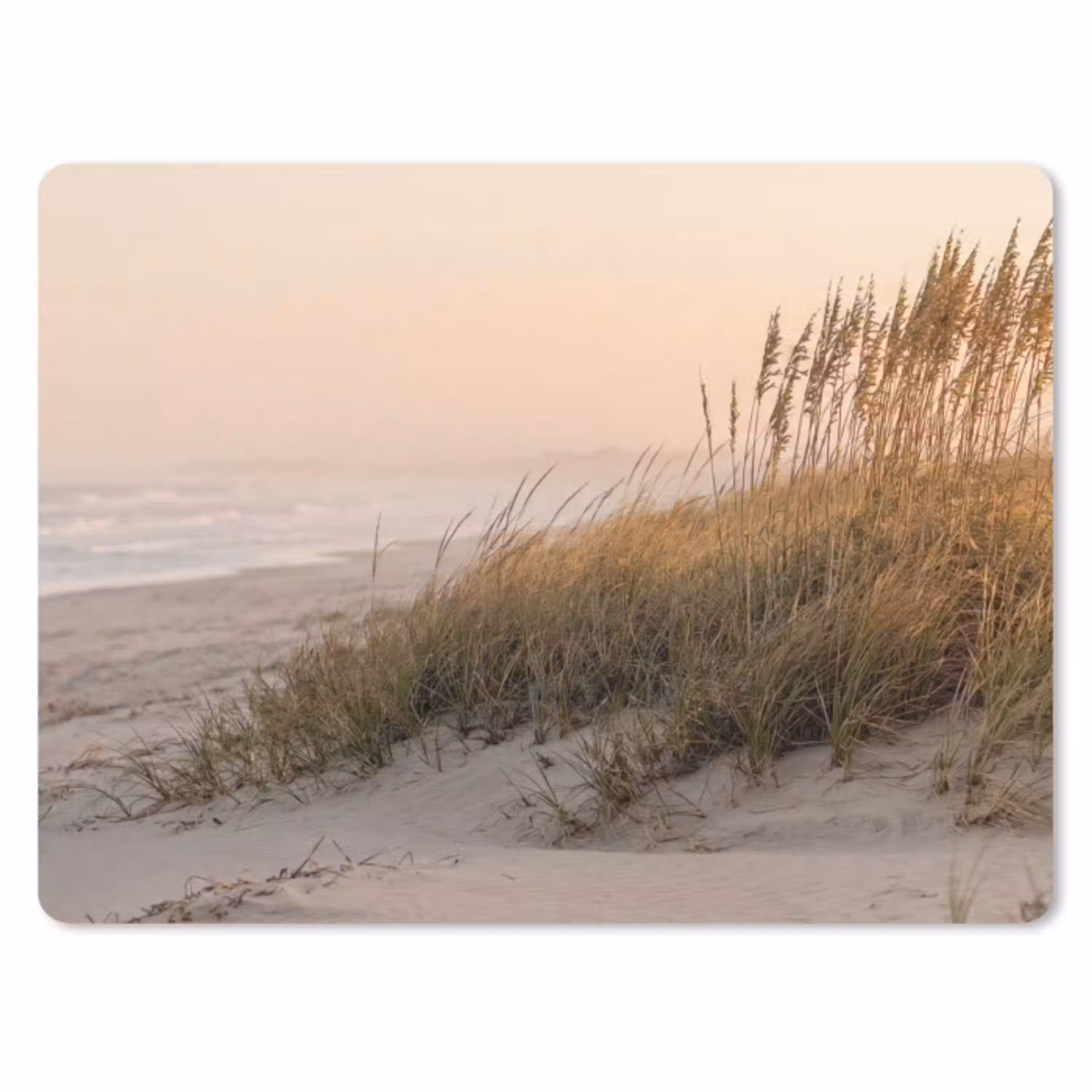 Duinlandschap - Zonsondergang - Strand muismat rubber klein -3d