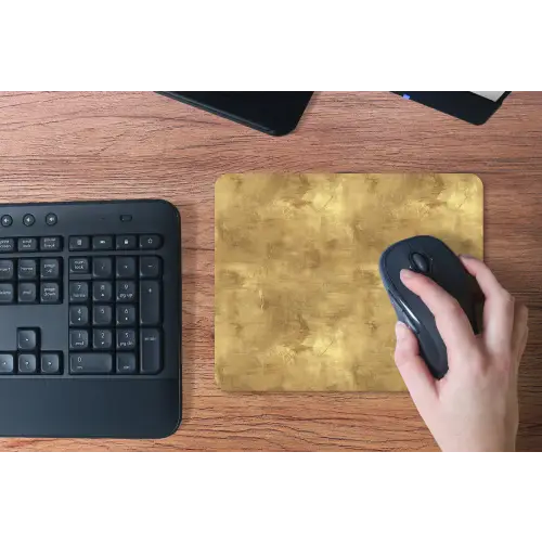Industrieel - Textuur - Goud muismat rubber klein 262 -toetsenbord