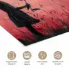 Graffiti - Meisje - Roze - Street art - Roos - Banksy poster papier klein -closeup_NL