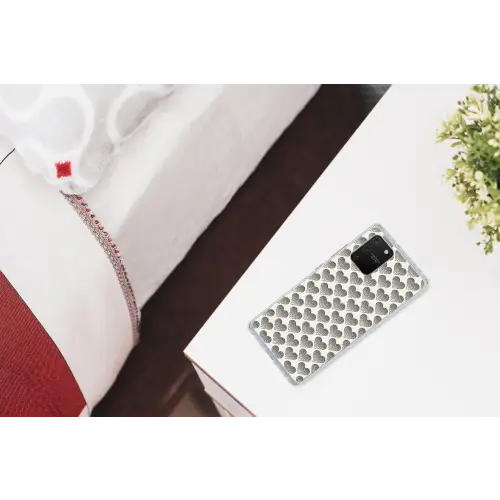 Polka - Stippen - Wit - Zwart Telefoonhoesje Samsung Galaxy S10 Lite klein 364 -kamerS10Lite