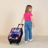 Neon nightcar Kinderkoffer - Zwart klein -sfeer1
