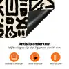 Geometrisch - Figuren - Zwart Inductie beschermer vinyl 3mm klein 276 -zzzzzzz-td-onderkant