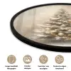 Kerst - kerstboom - Sneeuw - Art Fotolijst rond zonder passe partout klein -closeup_NL