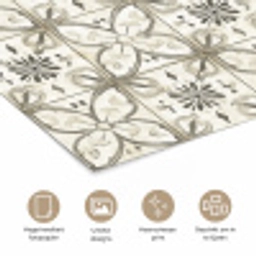Antiek - Tegel - Beige poster papier klein 62 -closeup_NL