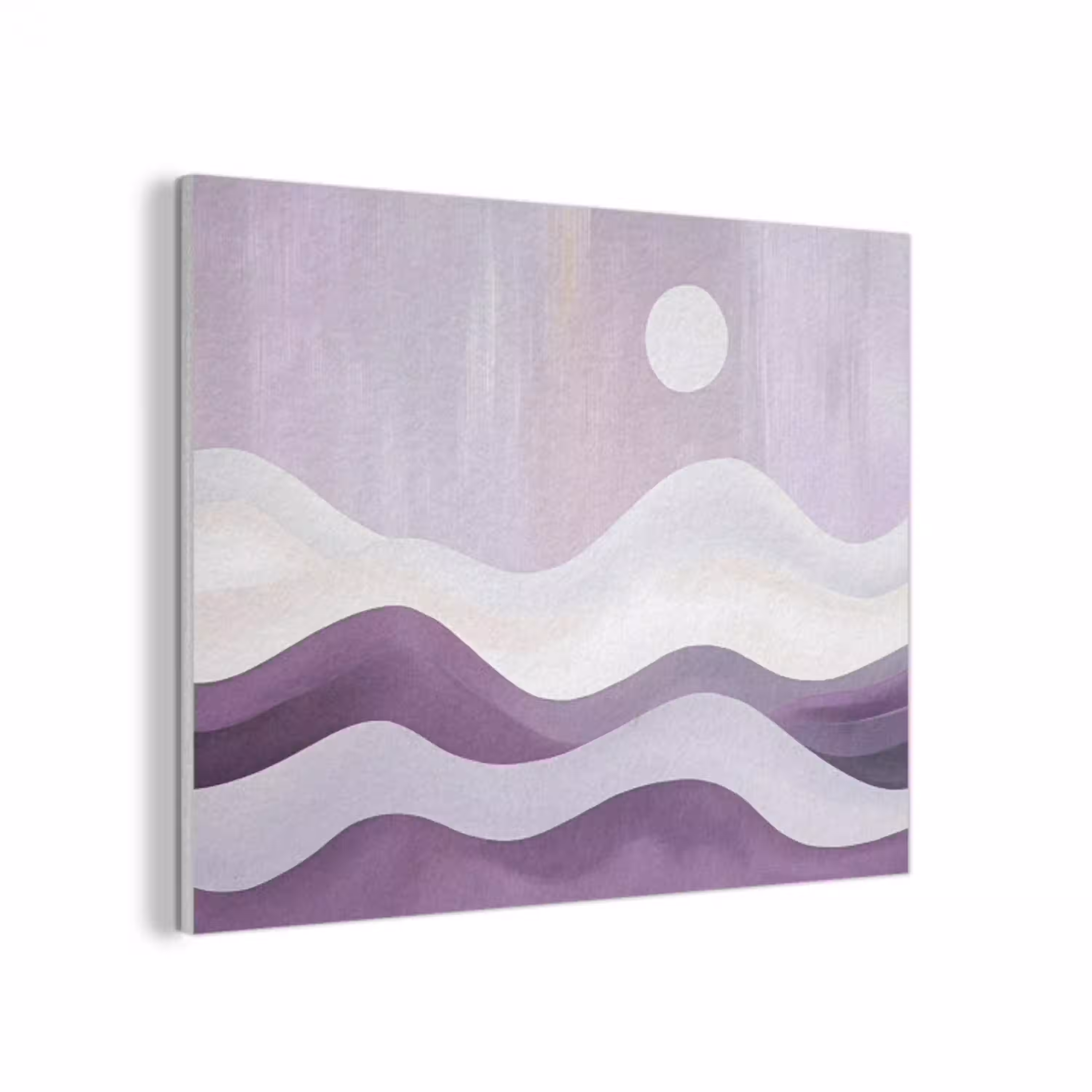 Golven - Heuvels - Abstract - Paars PET vilt klein -3d
