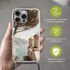 Kust - Klif - Boom - Gebouw Hoesje iPhone 16 Pro Max met koord klein -sfeer2_NL