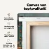 Kerstsfeer - Stadsplein - Kleurrijk canvas 2cm klein -zzzsfeer2_topdoek