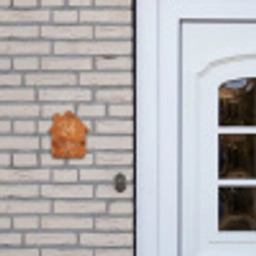 Roest - Klassiek Naambord Huisje klein -sfeer1