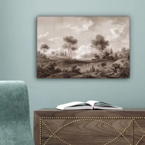 Klassiek - Landschap - Neutraal canvas 2cm klein -sfeer4