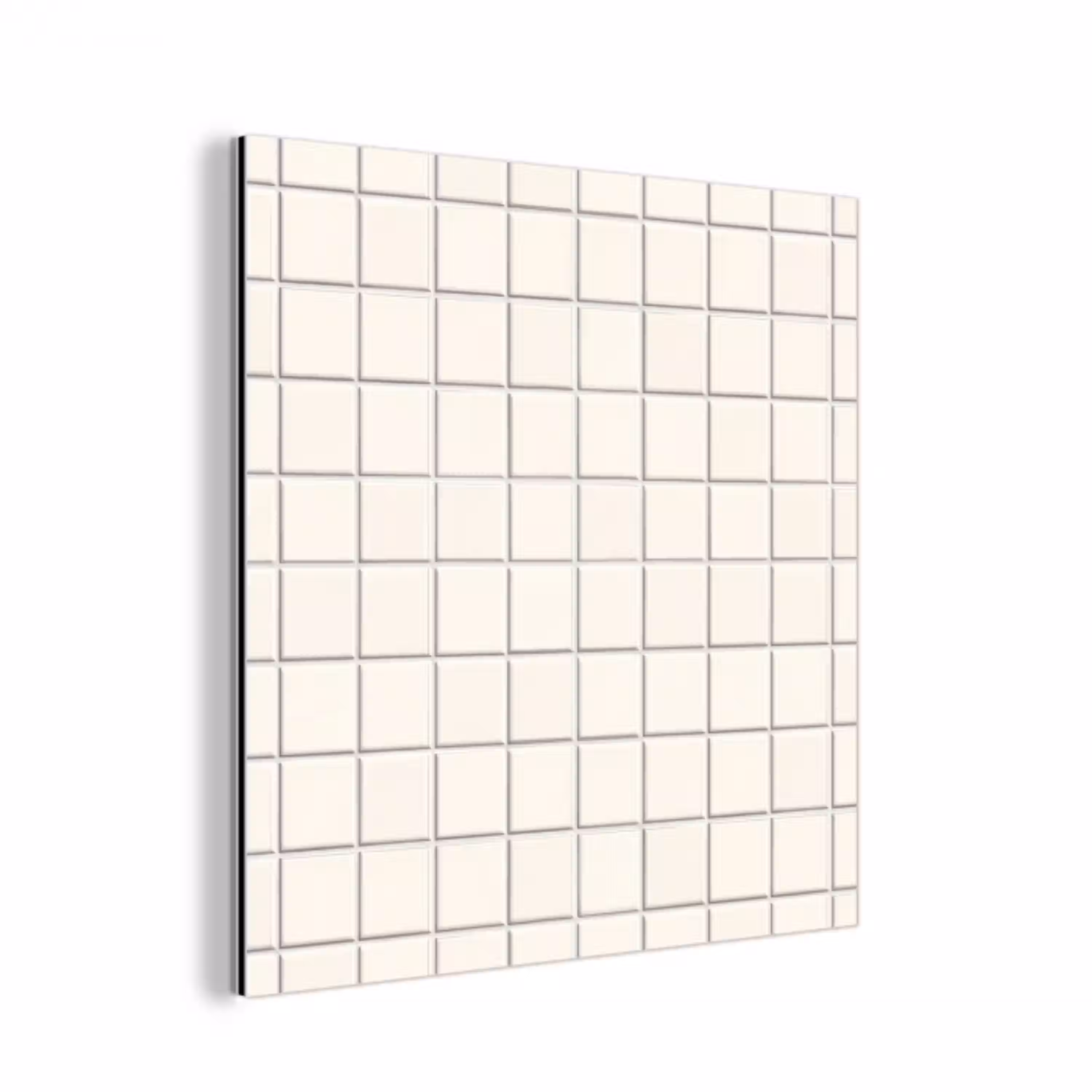 Patroon - Tegels - Wit aluminium wit klein 46 -3d