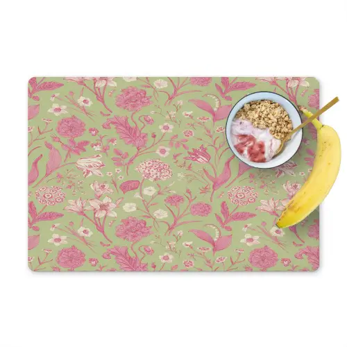 Classic - Pink - Mint Placemat vinyl groot 368 -zzzproduct_Kitchenyeah-website