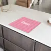 Gestreept - Roze - Chéri Inductie beschermer vinyl 3mm middel -sfeer8