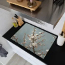 Botanisch - Stilleven - Blauw Inductie beschemer met haakjes klein -sfeer1