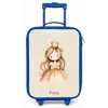 Prinses in gouden tinten Kinderkoffer - Blauw klein -zz3dotto