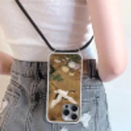 Oosters - Elegant - Kleurrijk Hoesje iPhone 16 Pro Max met koord klein -sfeer5