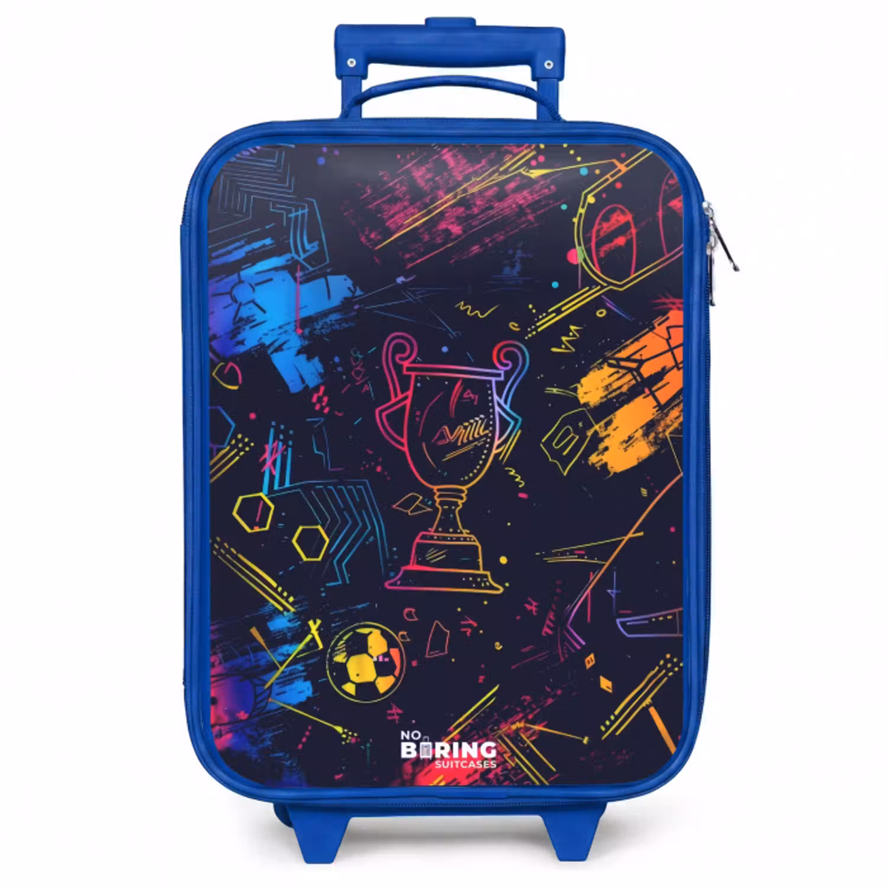 Neon sporttrofee design Kinderkoffer - Blauw klein -zzz_website3d
