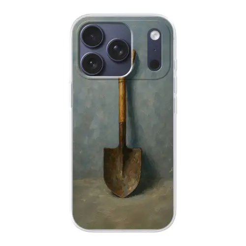 Schep - Gereedschap - Schilderij Telefoonhoesje iPhone 17 Pro klein -3d