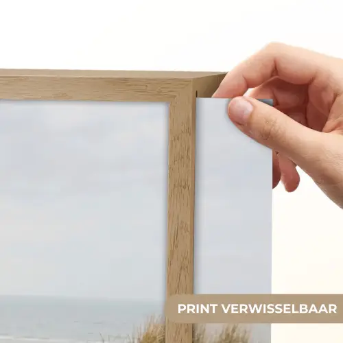 Wolken - Duinlandschap - Zand Light Box met batterij (Wandlamp) middel -USP_websiteprintNL