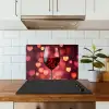 Rood - Wijn - Hartjes keuken achterwand spatscherm klein -sfeer2