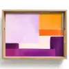 Vlakken - Abstract - Rechthoekig - Oranje Dienblad Rechthoek middel -z3d_shopping