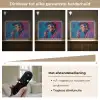 Zingende man - Glitterjas - Microfoon Light Box met batterij (Wandlamp) middel -USP_dimbaarNL