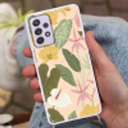 Patroon - Bloemen - Kleurrijk Hoesje Samsung Galaxy A52 5G met koord klein -sfeer3