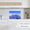 Skyline - Blauw - Wolkenkrabbers - Stad keuken achterwand spatscherm klein -sfeer4_FR