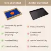 Vorm - Rond - Minimalistisch - Blauw Dienblad Rechthoek middel -USP_VergelijkingNL