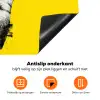Hand - Rode cirkel - Geel Inductie beschermer vinyl 3mm klein -zzzzzzz-td-onderkant