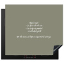Quotes - Ma - Spreuken - Mama's recept - Koken Inductie beschermer vinyl 3mm middel -3d