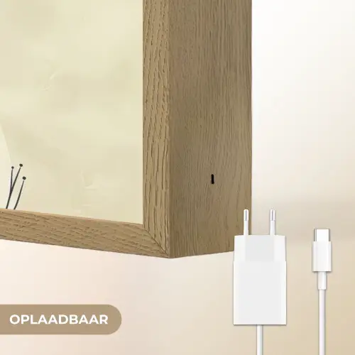 Abstract - Landschap - Zon - Kunst Light Box met batterij (Wandlamp) middel -USP_websiteoplaadbaarNL