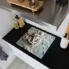 Anker - Hout - Schelpen - Zand Inductie beschemer met haakjes middel -sfeer1